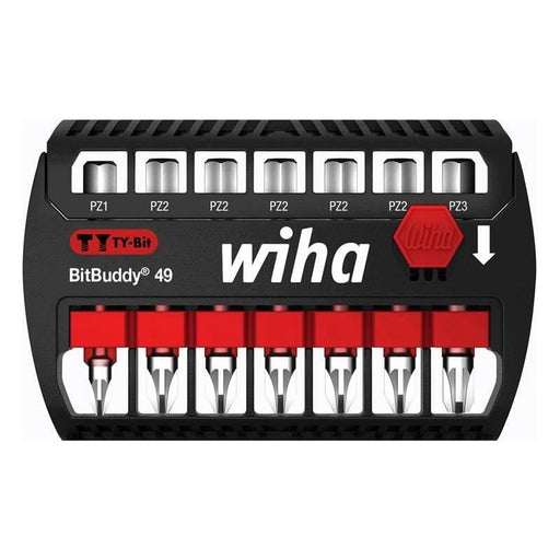 Wiha BitBuddy® Pozidriv TY Bit Set, 7 Piece Wiha - RockBottom Northampton