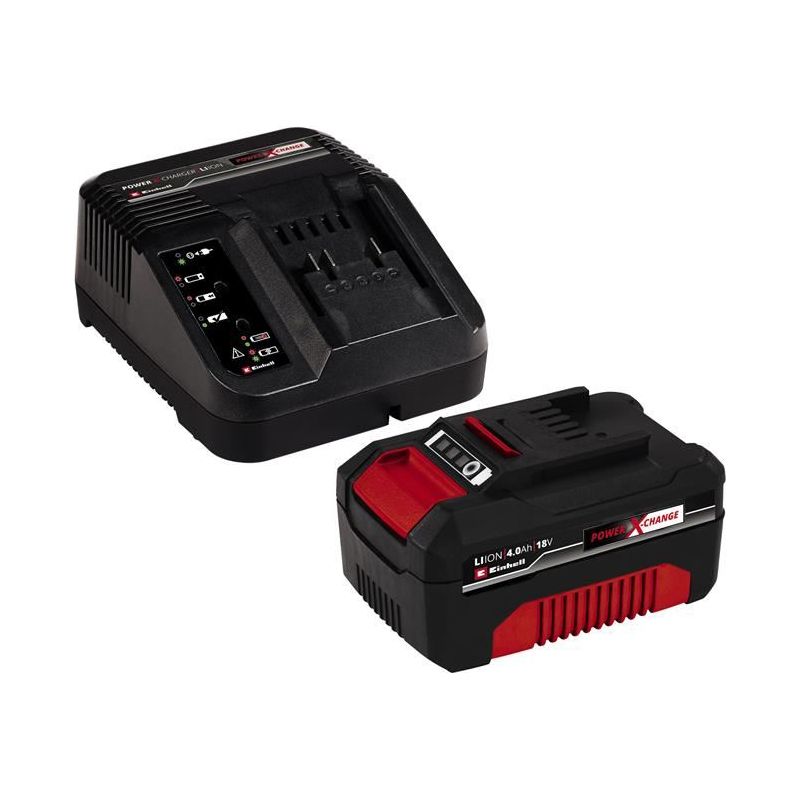 Einhell Power X-Change Battery & Charger Starter Kit 18V 1 x 4.0Ah Li-ion Einhell - RockBottom Northamptin
