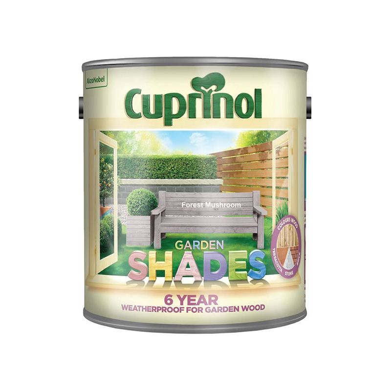 Cuprinol Garden Shades Forest Mushroom 2.5 litre Cuprinol - RockBottom Northampton