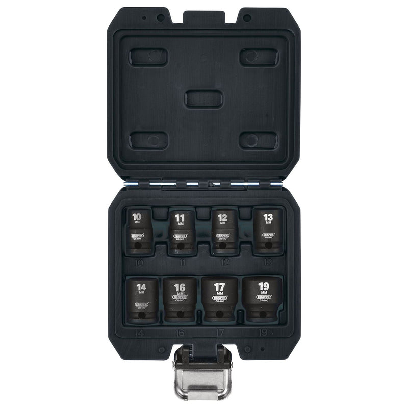 Draper Draper HI-TORQ Metric Impact Socket Set, 3/8" Sq. Dr. (8 Piece) Draper - Town Tools