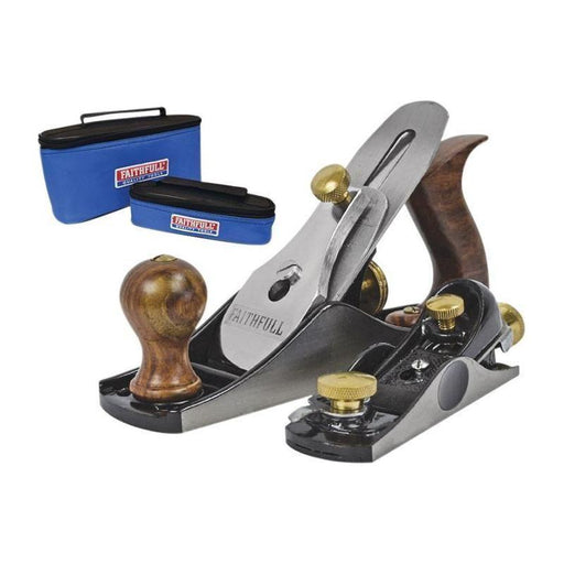 Faithfull No.4 Plane & No.60 1/2 Plane in Canvas Carry Bags Faithfull - RockBottom Northampton