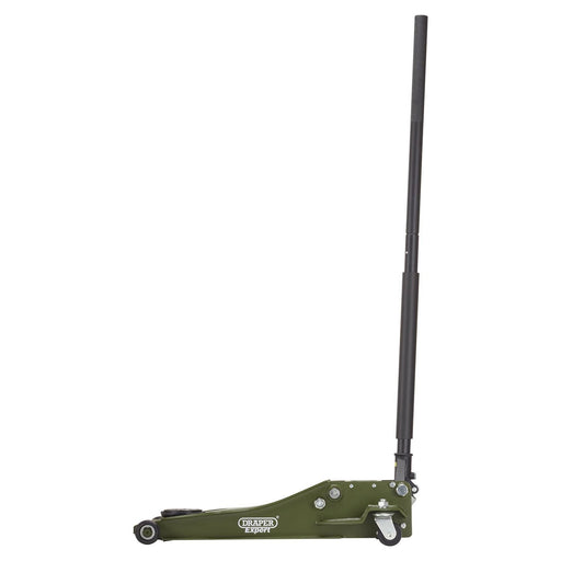 Draper Expert Professional Low Profile Fast Lift Garage Trolley Jack, 3 Tonne, Green Draper - Town Tools