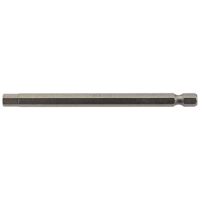 Draper Hexagonal Insert Bit, 6mm, 1/4" Hex, 100mm Long (Pack of 1) 64375 Draper - Town Tools 