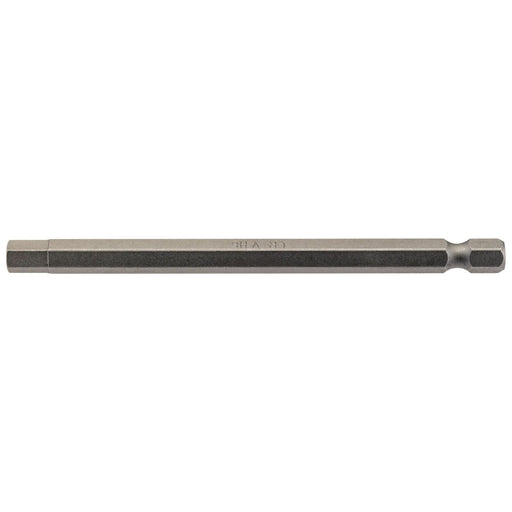 Draper Hexagonal Insert Bit, 6mm, 1/4" Hex, 100mm Long (Pack of 1) 64375 Draper - Town Tools 