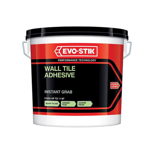 Evo-Stik Instant Grab Wall Tile Adhesive 1 litre EVO-STIK - RockBottom Northamptin