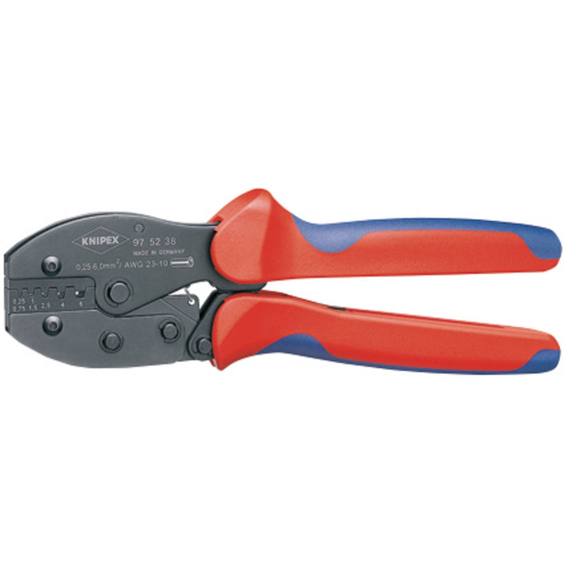 Draper Knipex 97 52 38SB Preciforce Crimping Pliers, 0.25 - 6.0mm, 220mm 41479 Draper - Town Tools 
