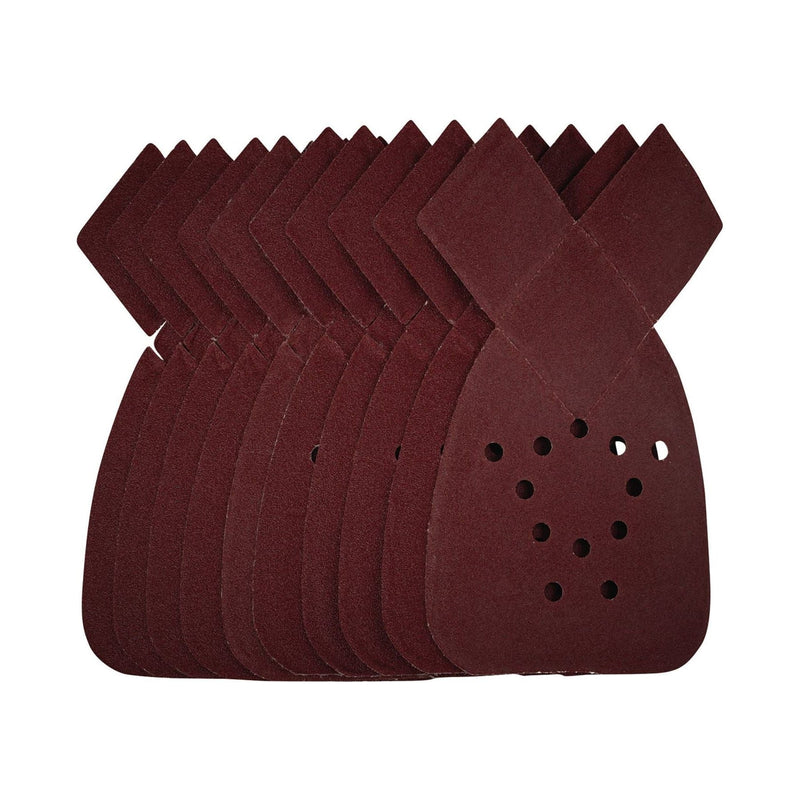 Draper Detail Sanding Sheets with Hook and Loop, 140mm, 120 Grit, SSD4 (Pack of Draper - Town Tools 