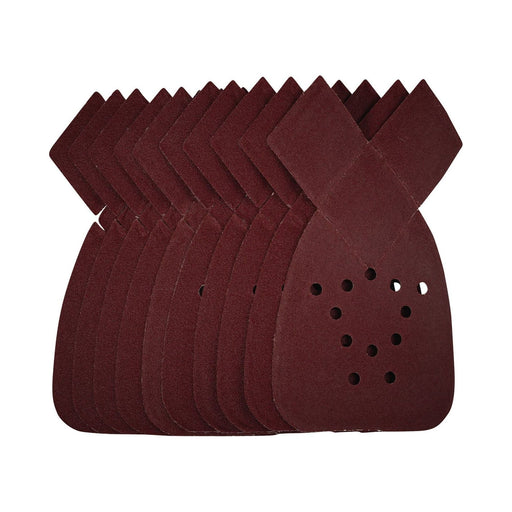 Draper Detail Sanding Sheets with Hook and Loop, 140mm, 120 Grit, SSD4 (Pack of Draper - Town Tools 