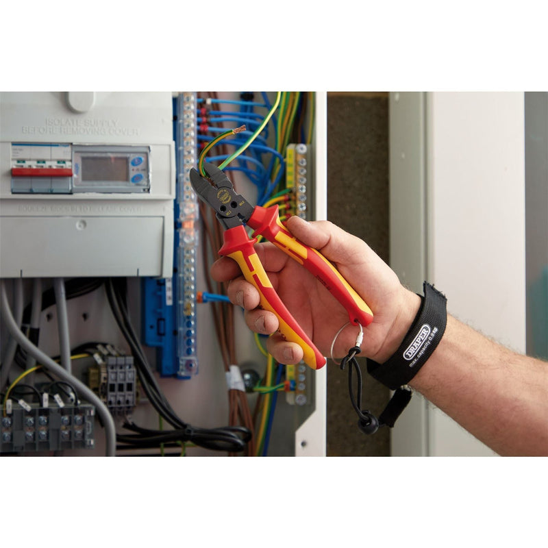Draper XP1000 VDE Tethered 4-in-1 Combination Cutter, 180mm Draper - Town Tools