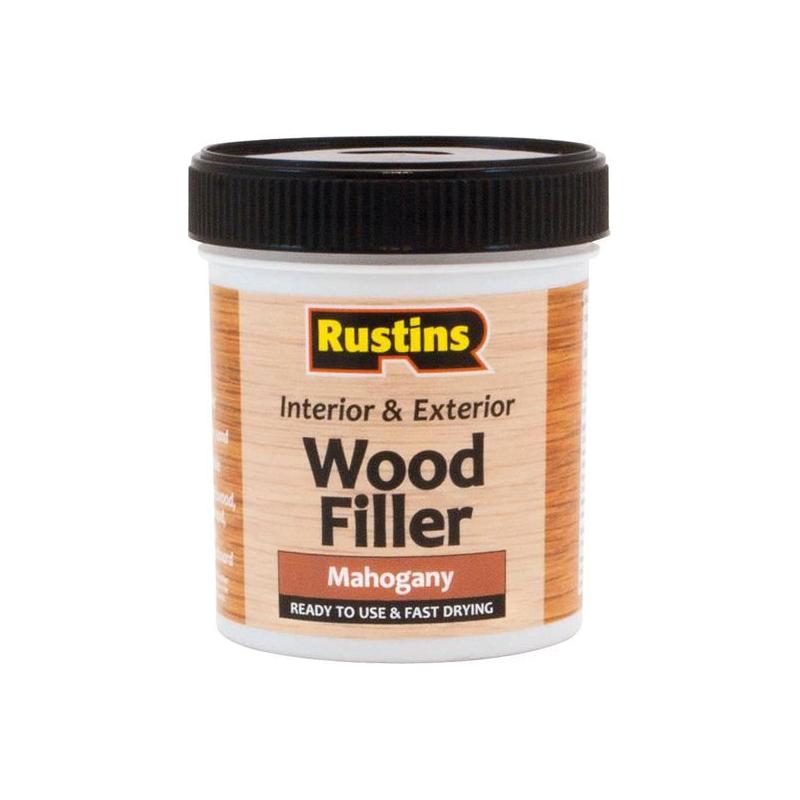 Rustins Acrylic Wood Filler Mahogany 250ml Rustins - RockBottom Nothampton