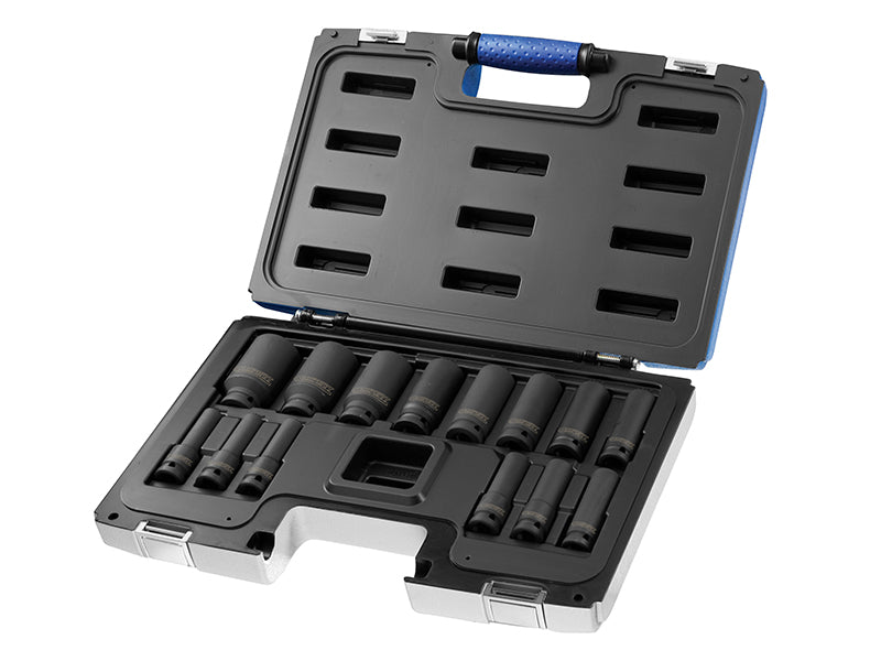 Expert - 1/2in Drive Deep Impact Socket Set, 14 Piece