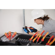 Draper XP1000 VDE Plain Slot Screwdriver, 4.0 x 100mm 64414 Draper - Town Tools 