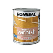 Ronseal Interior Varnish Quick Dry Satin Light Oak 250ml Ronseal - RockBottom Nothampton