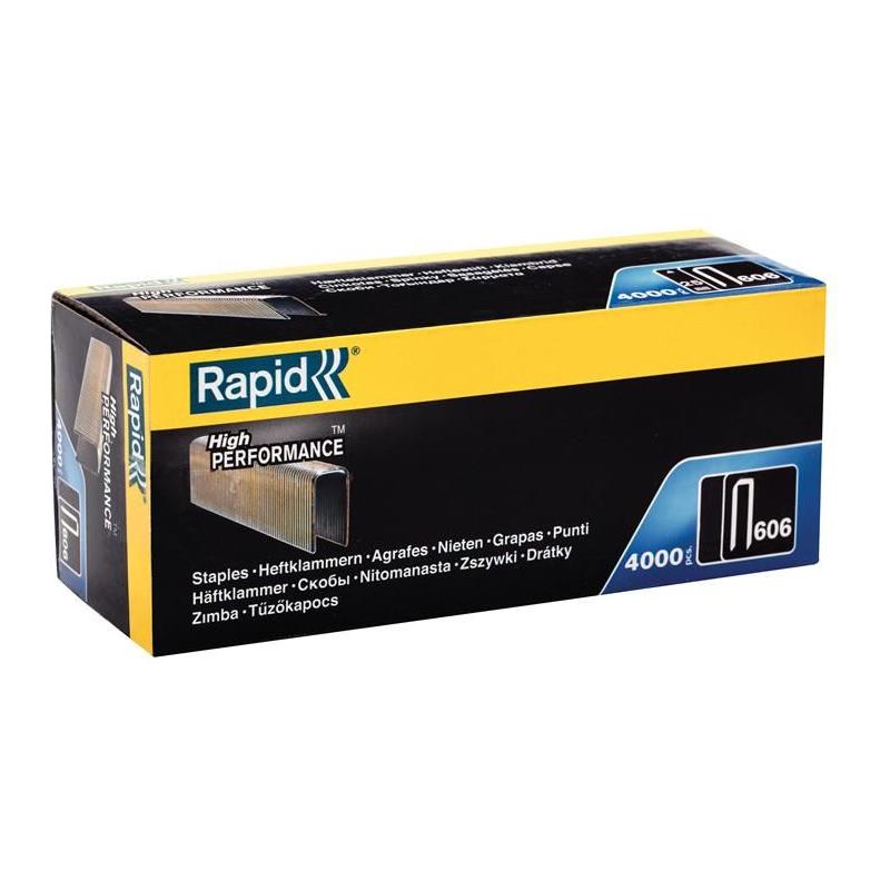 Rapid 606/18B4 18mm Staples (Narrow Box 4000) Rapid - RockBottom Nothampton