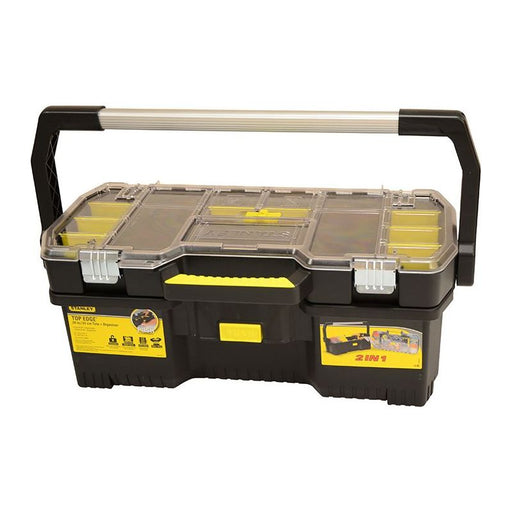 Stanley® Hand Tools Toolbox with Tote Tray Organiser 60cm (24in) STANLEY® Hand Tools - RockBottom Nothampton