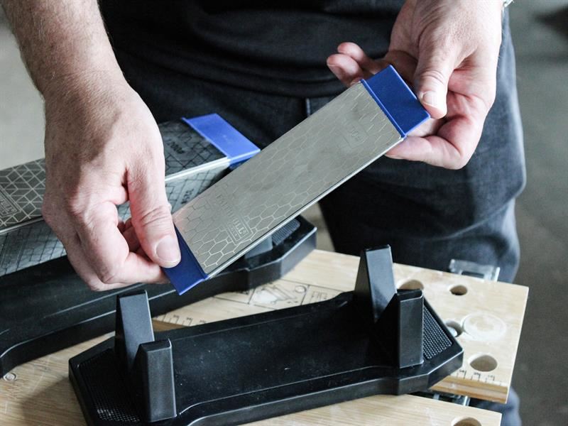 Faithfull Diamond Sharpening Tri-Stone 400, 1000 & 1200G Faithfull - RockBottom Northampton