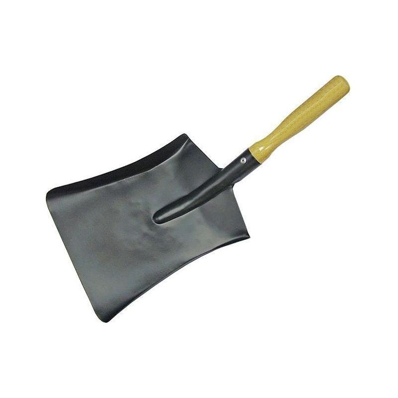 Faithfull Coal Steel Shovel Wooden Handle 230mm Faithfull - RockBottom Northampton