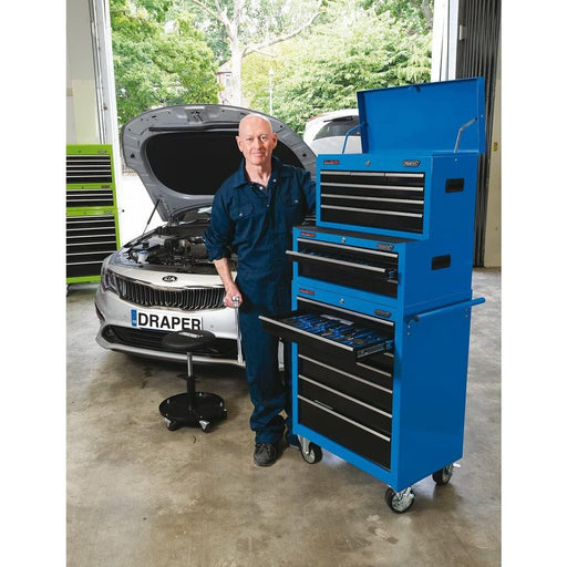 Draper Tool Chest, 6 Drawer, 26", Blue 14606 Draper - Town Tools 