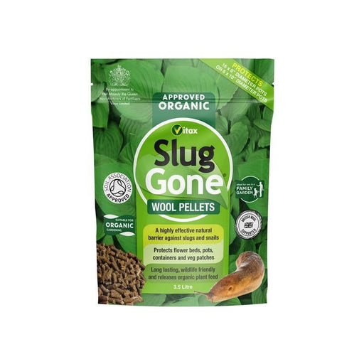 Vitax Slug Gone Wool Pellets 3.5 litre Vitax - RockBottom Northampton