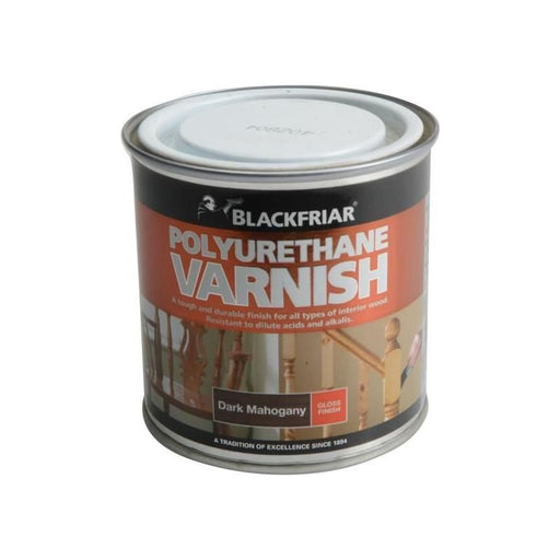 Blackfriar Polyurethane Varnish P65 Dark Mahogany Gloss 250ml Blackfriar - RockBottom Northampton