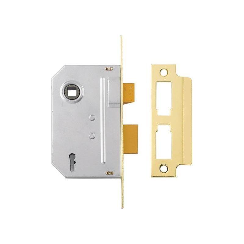 Yale Locks PM246 Internal 2 Lever Mortice Sashlock Polished Brass 80mm 3in Yale Locks - RockBottom Northampton
