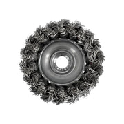 Faithfull Wire Cup Brush Twist Knot 65mm M14x2, 0.50mm Steel Wire Faithfull - RockBottom Northampton