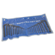 Bluespot Tools Metric & Imperial Hexagon Key Pouch Set, 25 Piece BlueSpot Tools - RockBottom Northampton