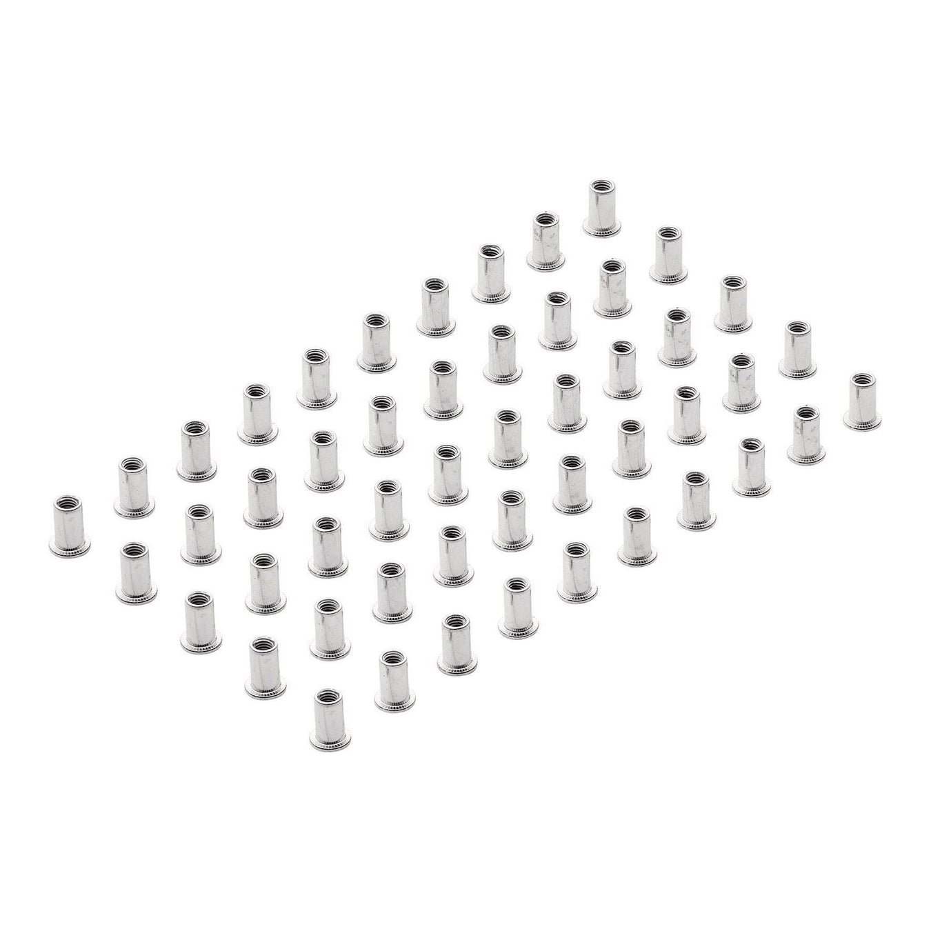Draper Zinc Plated Threaded Insert Rivet Nuts, M5 x 0.8mm (Pack of 50) Draper - Town Tools