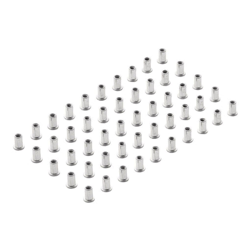Draper Zinc Plated Threaded Insert Rivet Nuts, M5 x 0.8mm (Pack of 50) Draper - Town Tools