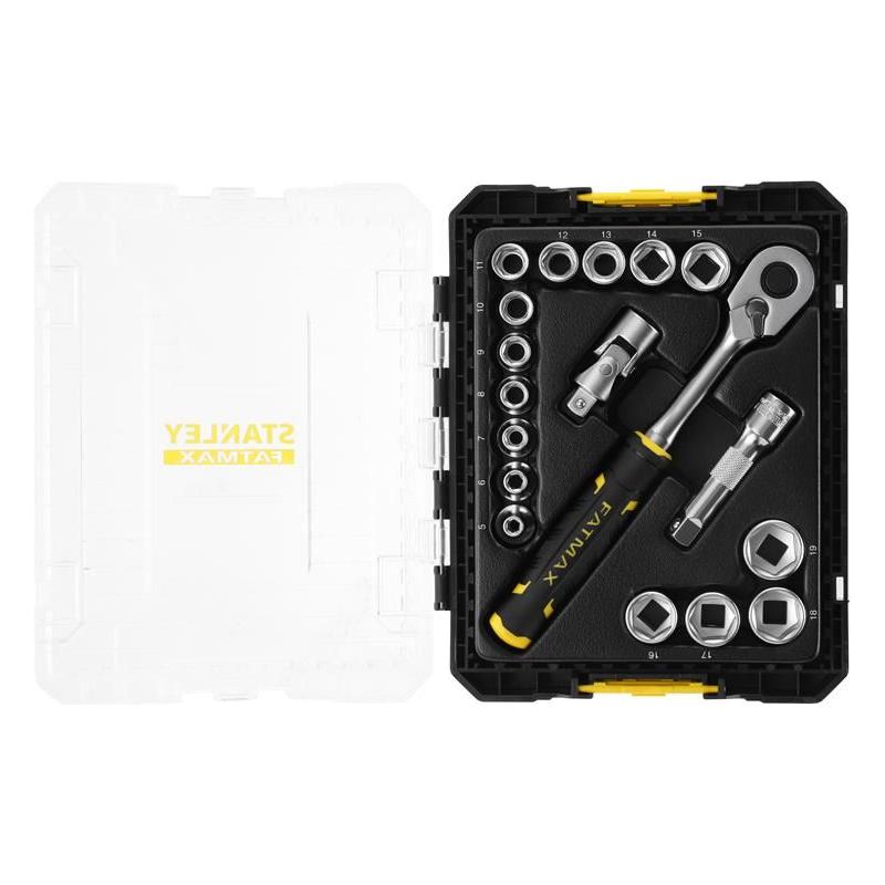 Stanley® Hand Tools FATMAX® 3/8in M PRO-STACK™ Socket Set, 18 Piece STANLEY® Hand Tools - RockBottom Nothampton