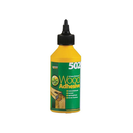 Everbuild Sika 502 All Purpose Weatherproof Wood Adhesive 250ml Everbuild Sika - RockBottom Northamptin