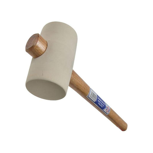 Faithfull Rubber Mallet - White 794g (28oz) Faithfull - RockBottom Northampton