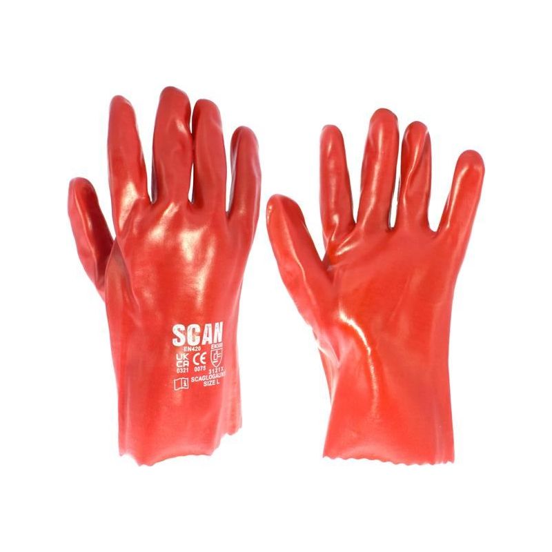 Scan PVC Gauntlets 27cm (11in) - L (Size 9) Scan - RockBottom Nothampton