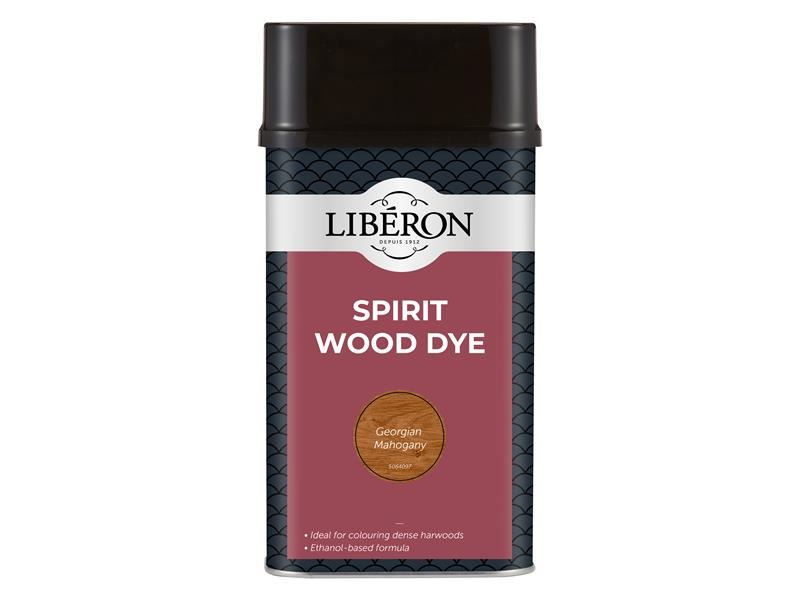 Liberon Spirit Wood Dye Georgian Mahogany 1 litre Liberon - RockBottom Northampton