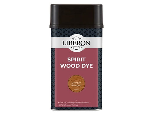 Liberon Spirit Wood Dye Georgian Mahogany 1 litre Liberon - RockBottom Northampton