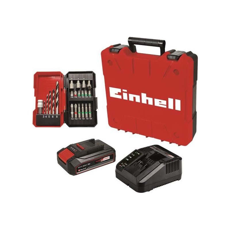 Einhell TE-CD 18/2 Li-I + 22 Power X-Change Combi Drill 18V 1 x 2.5Ah Li-ion Einhell - RockBottom Northamptin