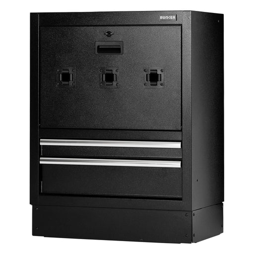 Draper Bunker Modular Floor Reel Cabinet, 2 Drawer, 680mm Draper - Town Tools