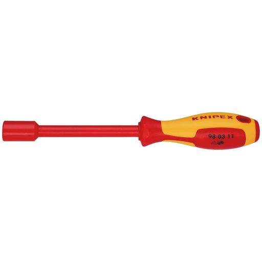 Draper Knipex 98 03 11 VDE Insulated Nut Driver, 11.0 x 125mm Draper - Town Tools