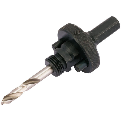 Draper Quick Release Hex. Shank Holesaw Arbor with HSS Pilot Drill for Holesaws Draper - Town Tools 
