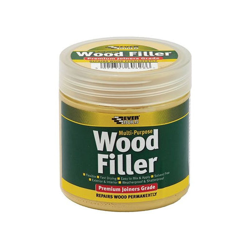 Everbuild Sika Multipurpose Premium Joiners Grade Wood Filler Light Oak 250ml Everbuild Sika - RockBottom Northamptin