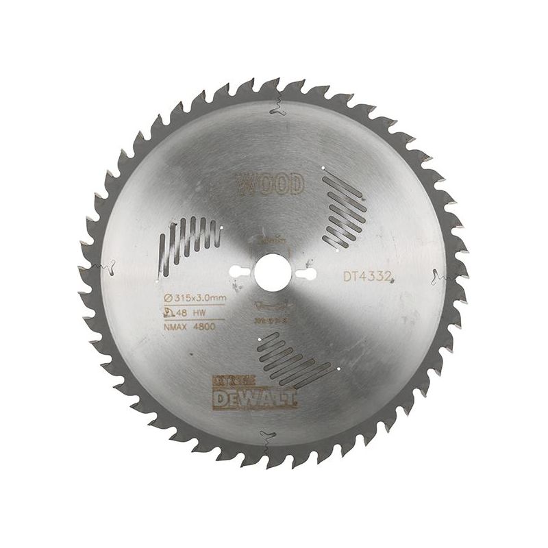 Dewalt Power Tools Series 60 Circular Saw Blade 315 x 30mm x 48T DeWALT Power Tools - RockBottom Northampton