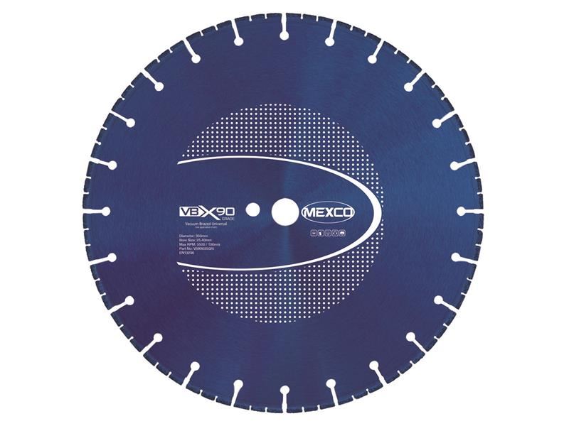 MEXCO VBX90 Grade Universal Diamond Blade 350 x 25.4mm MEXCO - RockBottom Northampton