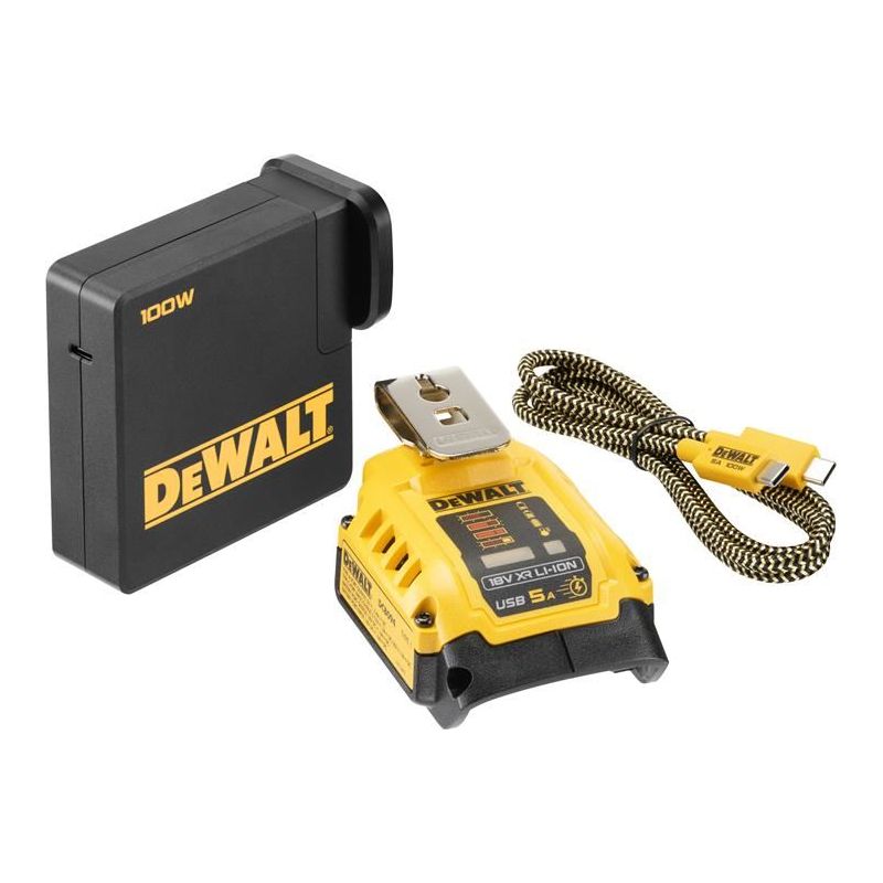 Dewalt Power Tools DCB094 K USB Power Delivery Charging Kit DeWALT Power Tools - RockBottom Northampton