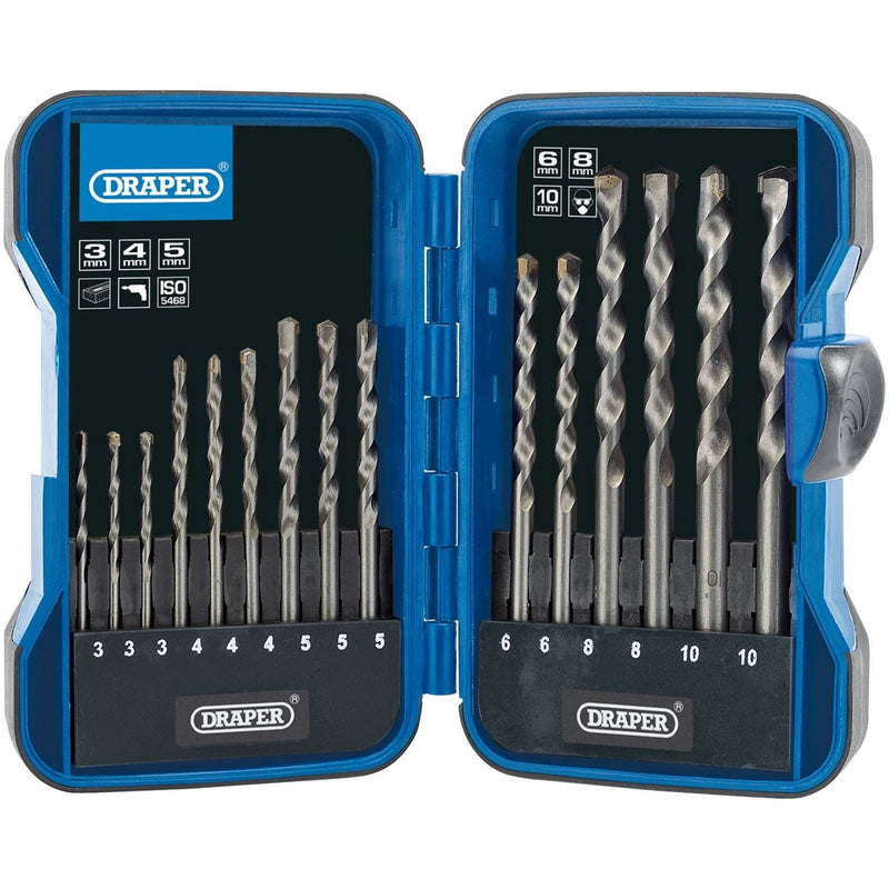 Draper Masonry Drill Bit Set (15 Piece) 18550 Draper - Town Tools 