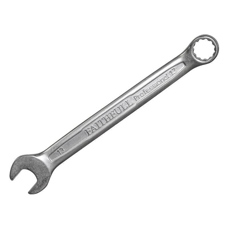 Faithfull Combination Spanner CV Satin Finish 13mm Faithfull - RockBottom Northampton