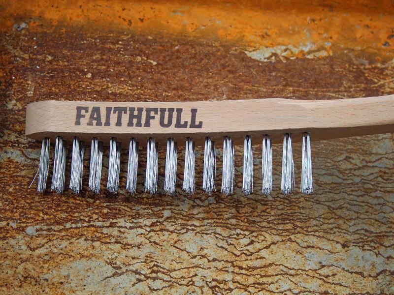 Faithfull Lightweight Scratch Brush, Two Row Faithfull - RockBottom Northampton