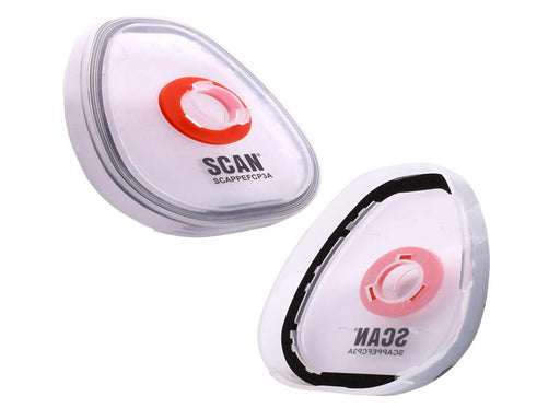 Scan Twin Half Mask P3 Particle Filter Cartridge Adaptor (Pack of 2)