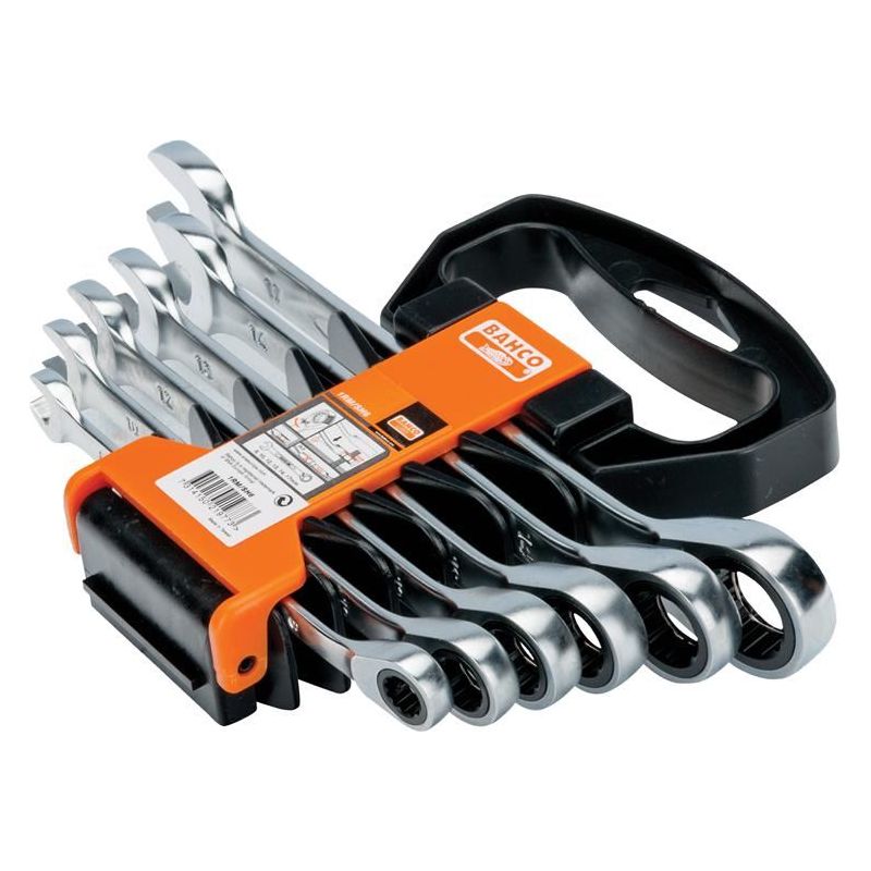 Bahco 1RM Ratcheting Combination Wrench Set, 6 Piece Bahco - RockBottom Northampton