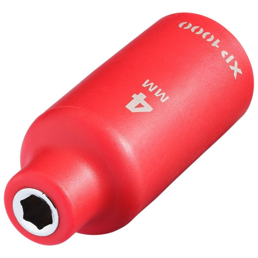 Draper XP1000 VDE Socket, 1/4" Sq. Dr., 4mm Draper - Town Tools