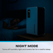 Daewoo 3.2L Dehumidifier with Air Purifier Quiet Low Energy Auto Shut-Off